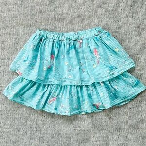 Sonoma Layered Skirt Sz Girls 6X Cotton with shorts inside